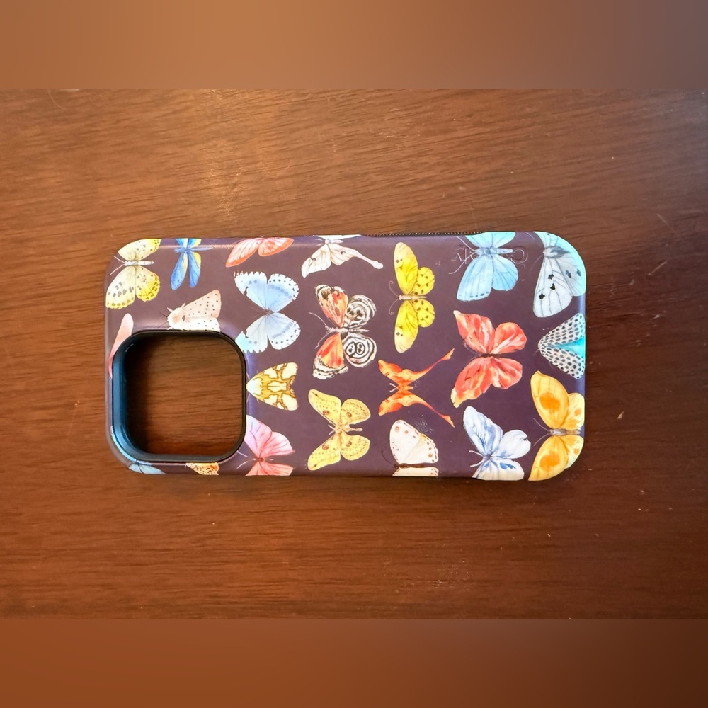 Jenna Palek x Casely. Butterfly Pattern Phone Case. iPhone 14 pro